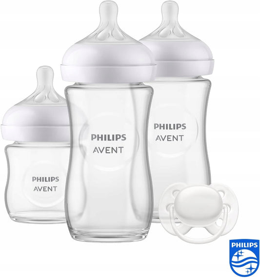 PHILIPS AVENT Natural Response σετ 3 ΓΥΑΛΙΝΑ μπιμπερό + θηλή – φωτογραφία προϊόντος 2