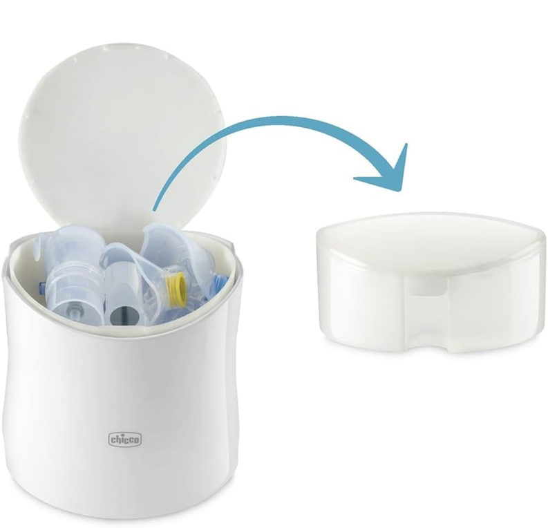 CHICCO Easy Breath Family inhalátor, nebulizér 0,37 ml/ min + nádobka