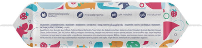 KINDII Fun vlhký splachovateľný toaletný papier x60