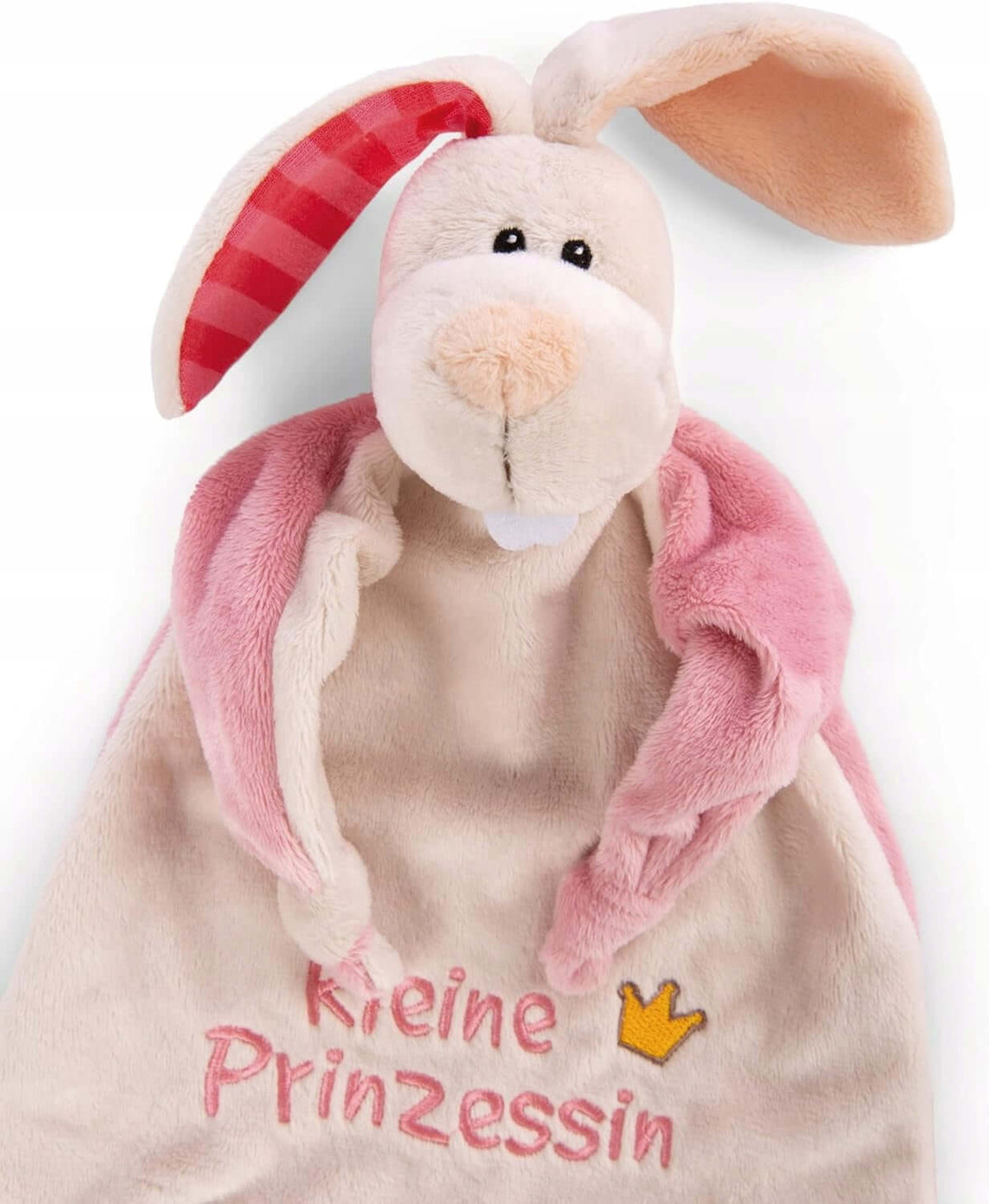 NICI komforter Mała Księżniczka 25 x 25 cm beżowo-różowa przytulanka dla niemowląt