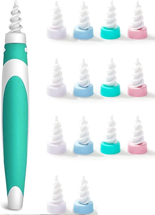 Q GRIPS zariadenie na čistenie uší + 14 silikónových koncoviek