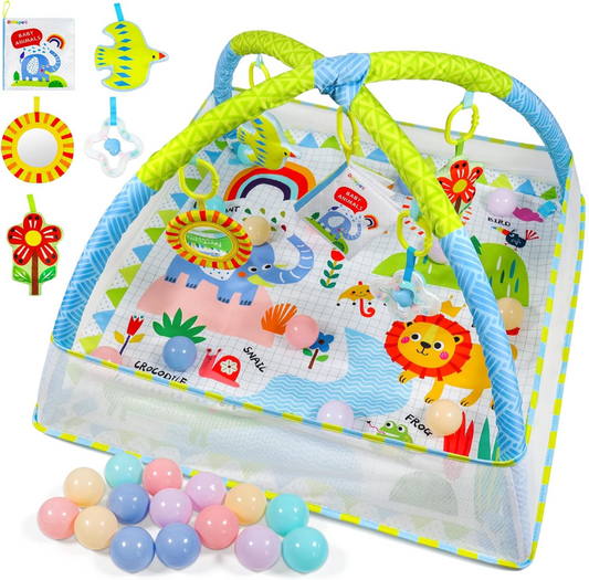 DR.RAPETI educational play mat with toys
