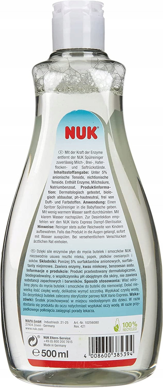 NUK čistiaci prostriedok na umývanie fliaš a cumlíkov 500 ml