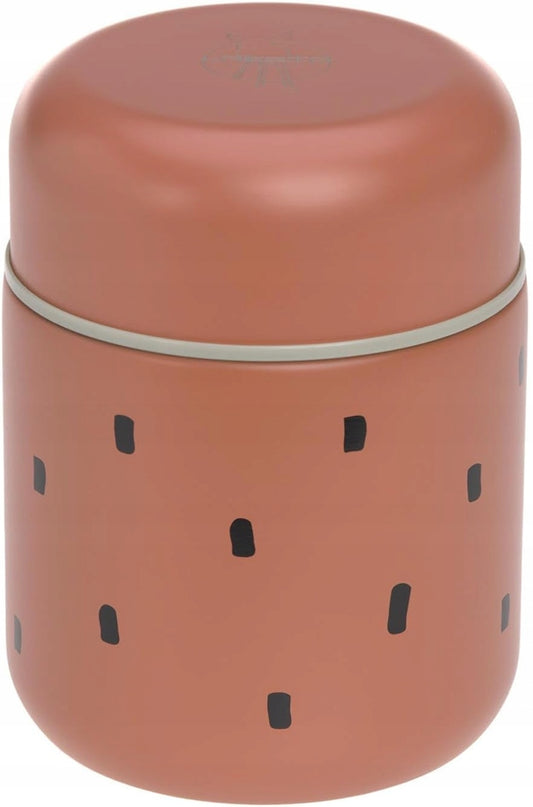 LASSIG Food Jar Happy Prints OCEĽOVÁ TERMOSKA NA JEDLO 350 ml