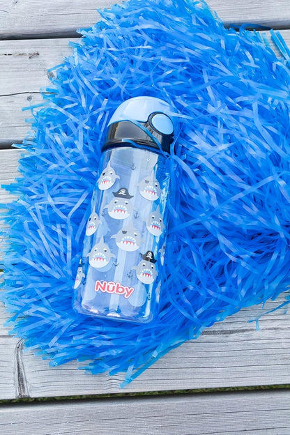NUBY Straw Cup tritanová fľaša so slamkou 4 mes.+ 540 ml ŽRALOK