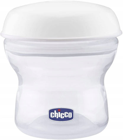 CHICCO nádoby na mlieko 4 x 150 ml + cumlík s uzáverom