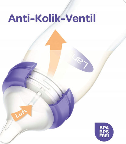 LANSINOH fľaše 160 ml x2 cumlíky S