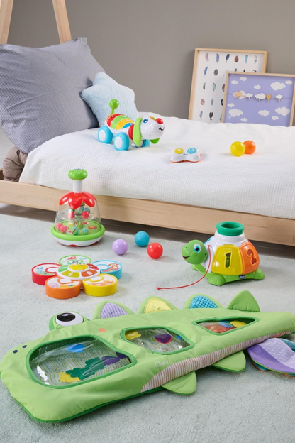 CHICCO Rainbow Spinner spinner with a meadow motif