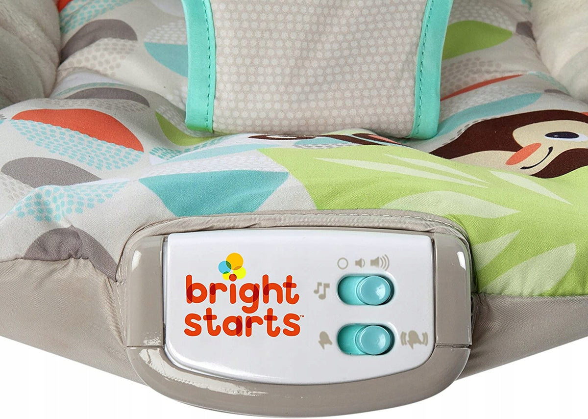 BRIGHT STARTS Happy Safari hojdačka s vibráciami a melódiou