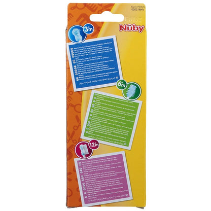 Nuby ID754 súprava modrých zubných kefiek x3