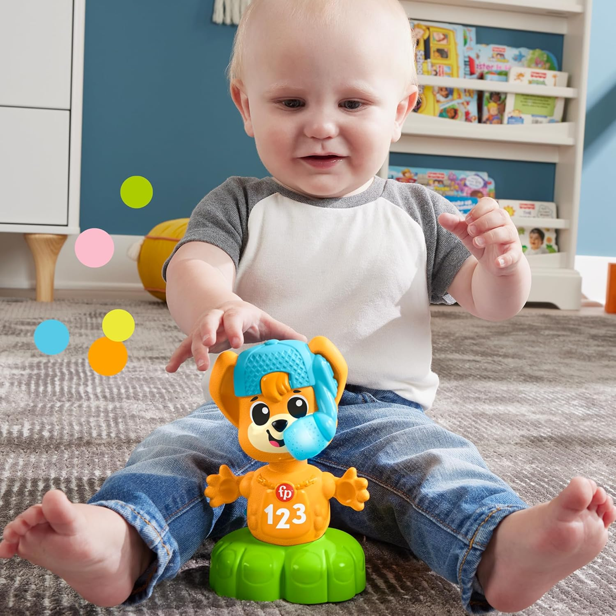 FISHER-PRICE Animal Band interactive fox in Italian version