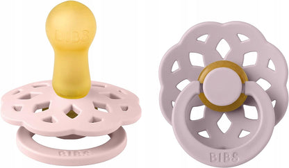 BIBS 2 round rubber pacifiers