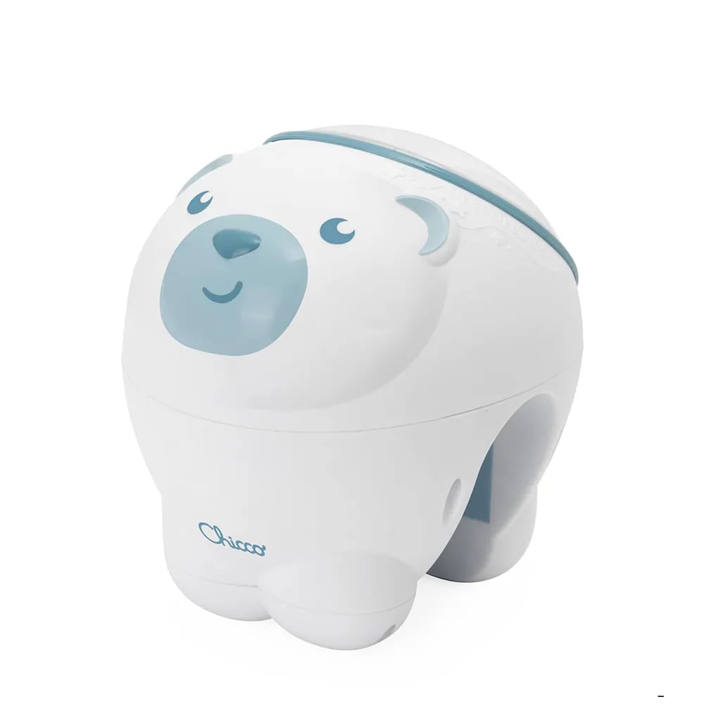 Chicco Polar Bear projektor nočná lampička modrá 0m+