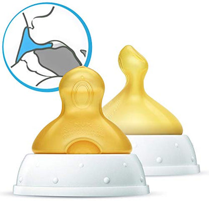 NUK First Choice Plus latexové cumlíky L x2 na hustú stravu