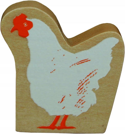 ROBA drevený dvorček a 6 zvieratiek FARMA 30,5 x 37 x 31,5 cm