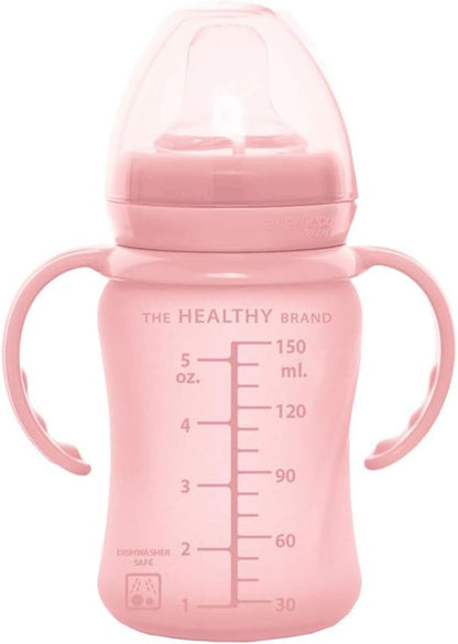 EVERYDAY BABY Sippy Cup sklenený netečúci pohár 150 ml 6 m+