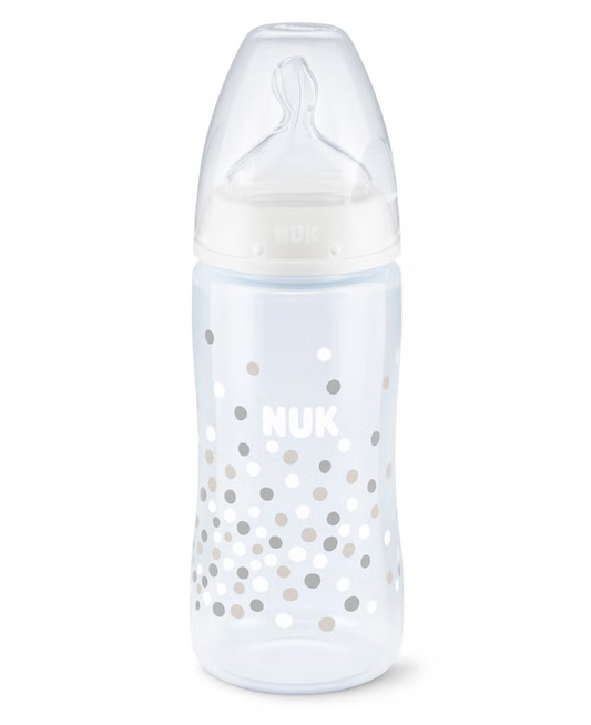 NUK First Choice+ 6-18 m FĽAŠA 300 ml s indikátorom teploty