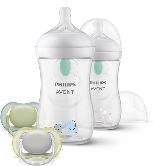 PHILIPS AVENT Natural RESPONSE AIRFREE VENT súprava, fľaša 260ml x2 + cumlík
