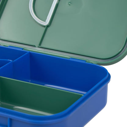 LÄSSIG Bento desiatový box s priehradkami 17 × 21 cm Dúha