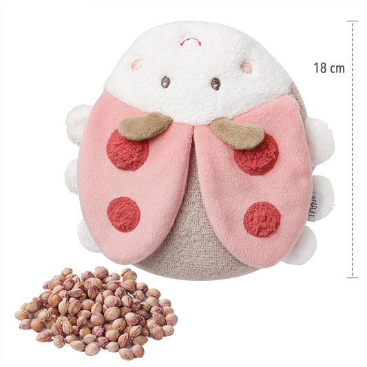 FEHN plyšový termofor s čerešňovými kôstkami 18 cm CHROBÁK
