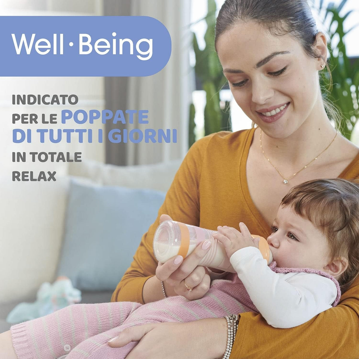 CHICCO fľaša Well Being 4m+ 330ml