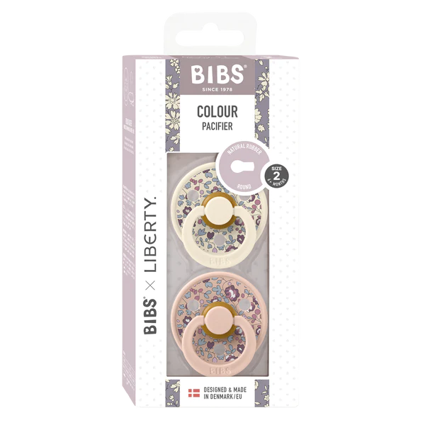 BIBS Eloise Blush Mix okrúhle cumlíky x2 6 18m