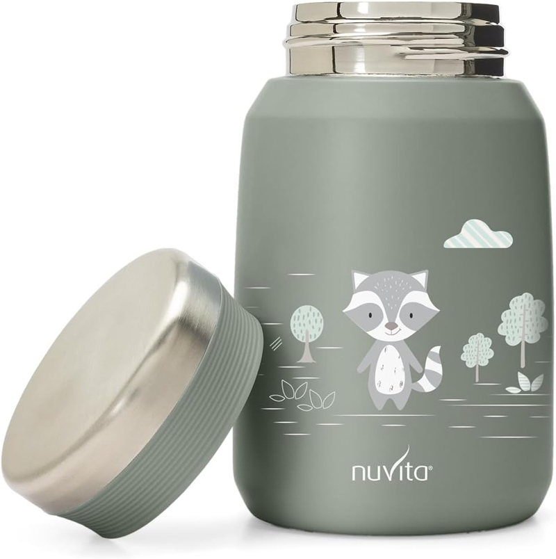NUVITA 4472lunch thermoscolour green/silvercapacity 500 mlmaterials stainless steel, polypropylene