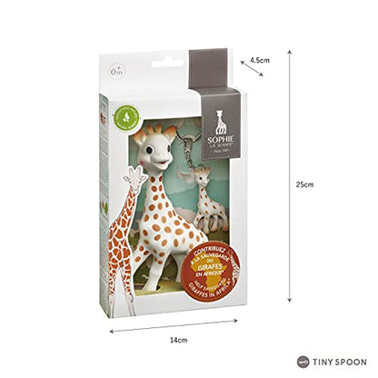 SOPHIE THE GIRAFFE teether set with key ring