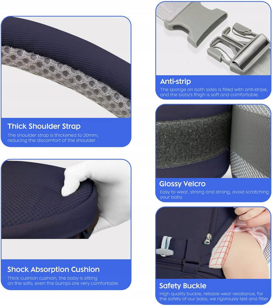 Ergonomický nosič s bedrovým pásom 3 v 1