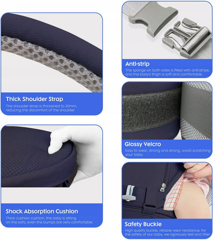 ERGONOMICKÉ NOSIDLO s bedrovým pásom 3v1