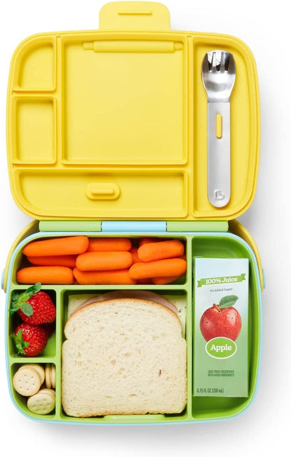 MUNCHKIN Bento Box broodtrommel + bestek, 5 vakken