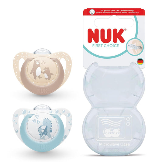 Silikónový cumlík NUK First Choice, 2 ks, 0 – 6 mesiacov
