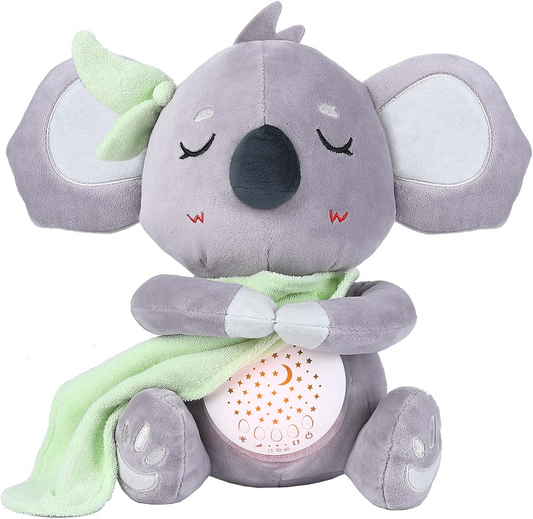 RONIPIC plyšová hračka s projektorom hviezd a 14 zvukmi KOALA 25 cm