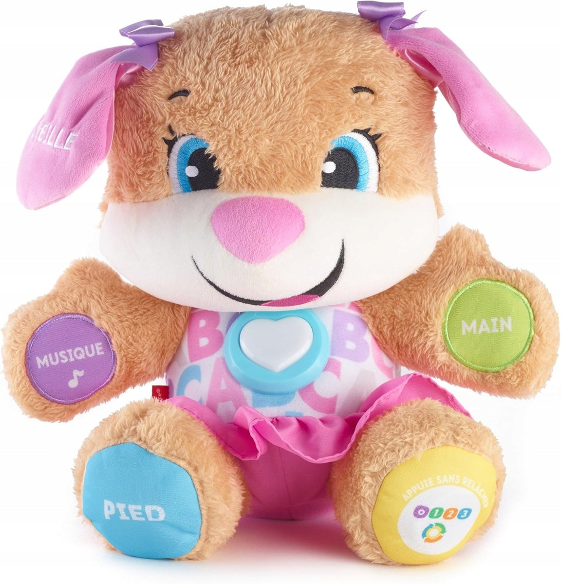 FISHER-PRICE FPP52 sestra šteniatka školáčky francúzsky jazyk