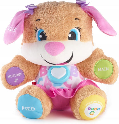 FISHER-PRICE FPP52 sestra šteniatka školáčky francúzsky jazyk