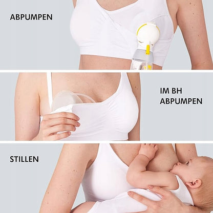 MEDELA biustonosz do karmienia i odciągania pokarmu 3w1 z wkładkami S