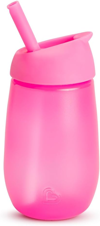 MUNCHKIN Simple Clean hrnek s brčkem, netekoucí, 12 m+ 296 ml