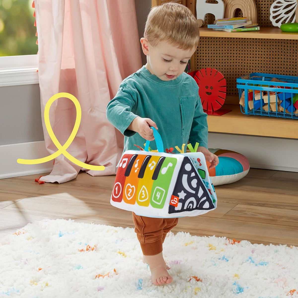 FISHER-PRICE HND 54 Kick & Play tummy time play piano