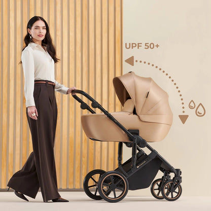 KINDERKRAFT PRIME2 PRO 3v1 multifunkčný kočík do 22kg + autosedačka MINK PRO