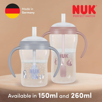 NUK Perfect Match чаша със сламка 260 ml 8m+