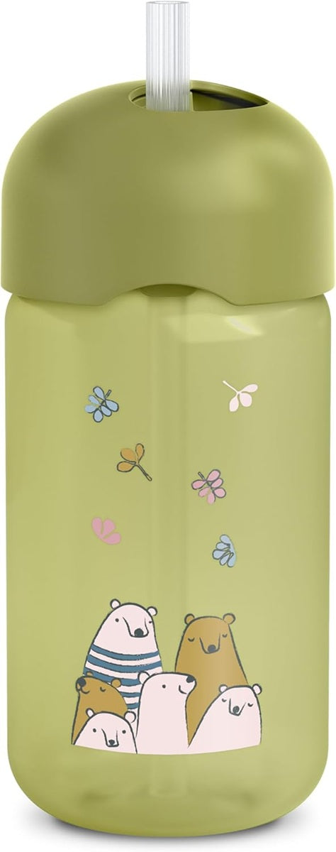 SUAVINEX Straw Trainer Cup anti-lekbeker met rietje 340 ml 18 m+