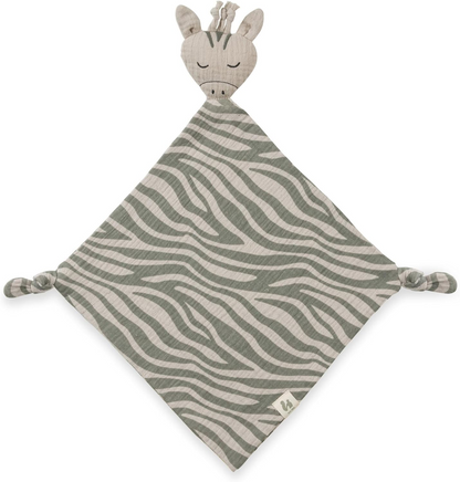 HAUCK Cuddle N Play mušelínový mojkáč 25 x 25 cm ZEBRA SAGE