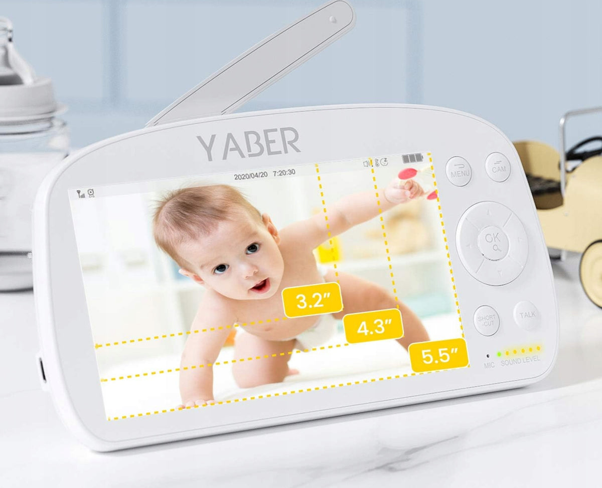 YABER digitálna elektronická pestúnka s diaľkovým ovládaním 5,5" IPS FHD