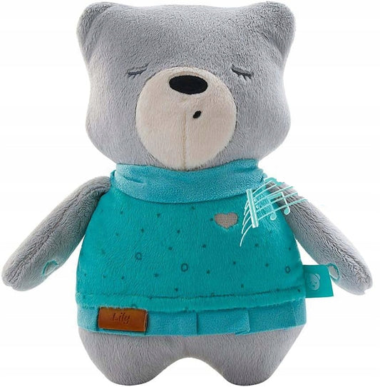 MyHummy knuffel met witte ruis, huilsensor BEER LILY 24 cm