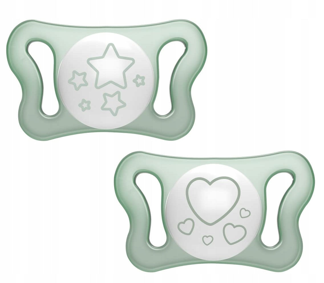 CHICCO MICRO PhysioForma cumlík x2 silikón 0-2m SVIEŤI