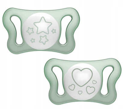 CHICCO MICRO PhysioForma cumlík x2 silikón 0-2m SVIEŤI