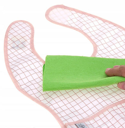 LASSIG plastový podbradník na suchý zips s vreckom x2 6 – 24 mes.