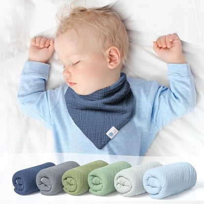 LULU MOON podbradníky – šatky na patentky, 0 – 36 mesiacov, x5
