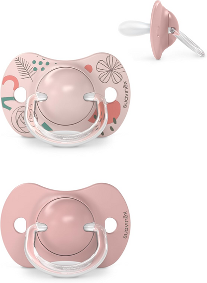 SUAVINEX SX PRO anatomický cumlík 6–18 mes. silikónový x2