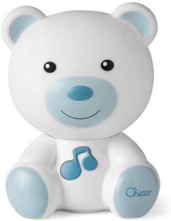 CHICCO DreamLight prenosná LED nočná lampička s melódiami 11 x 14 cm
